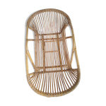 Magnifique berceau en rotin vintage