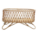 Berceau vintage en rotin