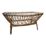 Berceau vintage en rotin