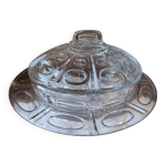 Beurrier  cloche vintage transparent