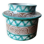 Beurrier � eau en c�ramique robert picault, vallauris sign�