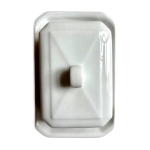 Beurrier pillivuyt en porcelaine blanche