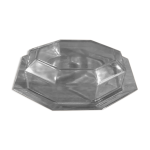 Beurrier verre moul� hexagonal