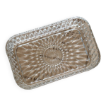 Beurrier vintage en verre moul� duralex lesieur