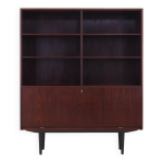 Biblioth�que en acajou, design danois, ann�es 1970, fabricant : omann jun