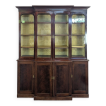 Bibliothque en acajou flamm