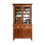 Bibliothèque en acajou, style edouardien, angleterre début xxe Bibliothèque en acajou, style edouardien, angleterre début xxe