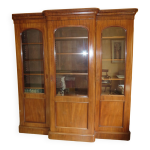 Bibliothque anglaise acajou