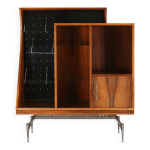 Bibliothèque, armoire italienne en palissandre, années 1960 Bibliothèque, armoire italienne en palissandre, années 1960