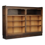 Bibliothque art dco en bois de l'cole de la haye, annes 1930