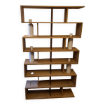 Bibliothque en chne massif - bibliofleur drugeot