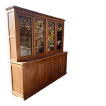 Bibliothque en chne style louis philippe