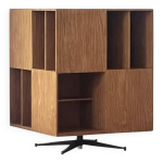 Bibliothèque cube pivotant - pièce unique désign années 60 Bibliothèque cube pivotant - pièce unique désign années 60