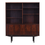 Bibliothèque danoise en palissandre par omann jun, années 1970 Bibliothèque danoise en palissandre par omann jun, années 1970