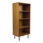 Bibliothèque danoise vintage en teck par bbm bjerringbro møbler, 1960s Bibliothèque danoise vintage en teck par bbm bjerringbro møbler, 1960s