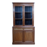 Biblioth�que deux - corps en acajou, �poque victorienne, angleterre