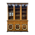 Bibliothque deux corps de style charles x