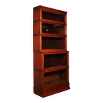 Bibliothque dit stacking bookcase en acajou