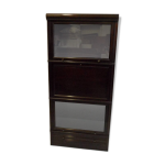 Biblioth�que empilable vintage en acajou, ann�es 1960