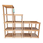 Bibliothque escalier modulable en sapin - maison regain