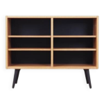 Bibliothque en frne, design danois, annes 1970, production : danemark