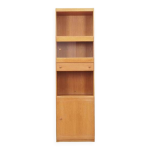 Bibliothque en frne, design danois, annes 1970, fabricant : skovby