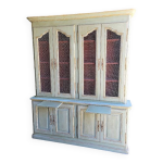 Bibliotheque grillagee 8 portes 2 tirettes Bibliotheque grillagee 8 portes 2 tirettes