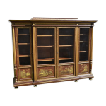 Bibliothque laque  dcors japonais style napolon iii xixe