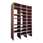 Bibliothque, meuble de rangement en bois