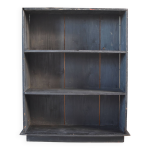 Bibliothque, meuble de rangement en bois noir