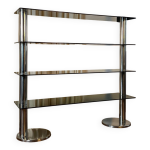 Biblioth�que / meuble de s�paration design italien ann�es 70