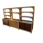 Bibliothque meuble tl et vitrine