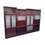 Biblioth�que modulaire md design 1975 acajou