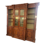 Biblioth�que en noyer