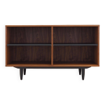Bibliothque en noyer, design scandinave