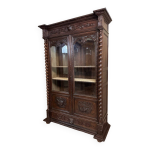 Bibliothéque de pavillon de chasse style renaissance en chene sculpté vers Bibliothéque de pavillon de chasse style renaissance en chene sculpté vers