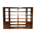 Biblioth�que roche bobois folio merisier massif + livraison et montage