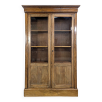 Bibliothque de style louis philippe en acajou