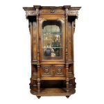 Bibliothque style renaissance en chne sculpt vers 1850