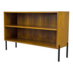 Bibliothèque en teck par flamme möbel, années 1960 Bibliothèque en teck par flamme möbel, années 1960