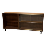 Bibliothque vitre de style scandinave