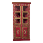 Biblioth�que vitrine d'inspiration indienne