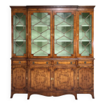 Bibliothèque / vitrine en loupe de bois Bibliothèque / vitrine en loupe de bois