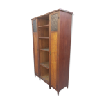 Bibliothque en wenge, frne et pin vers 1930