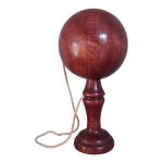 Bilboquet ancien bois lasur prune violet