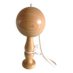 Bilboquet ancien en bois verni / vintage annes 60 - 70
