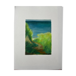 Bocage, pastel � l huile sur papier