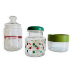 Bocaux cuisine en verre et couleur