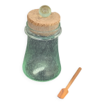 Bocal  olives, cornichons en verre souffl bull de biot