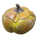 Boite en forme de courge / citrouille - cramique barbotine